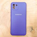 Чохол Silicone case для Samsung A03 Purple