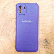 Чохол Silicone case для Samsung A03 Purple