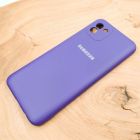 Чохол Silicone case для Samsung A03 Purple