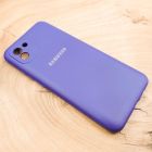 Чохол Silicone case для Samsung A03 Purple