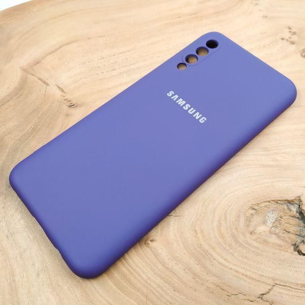 Чохол Silicone case для Samsung A50/A30s Purple
