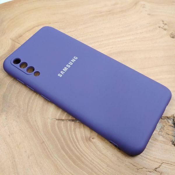 Чохол Silicone case для Samsung A50/A30s Purple