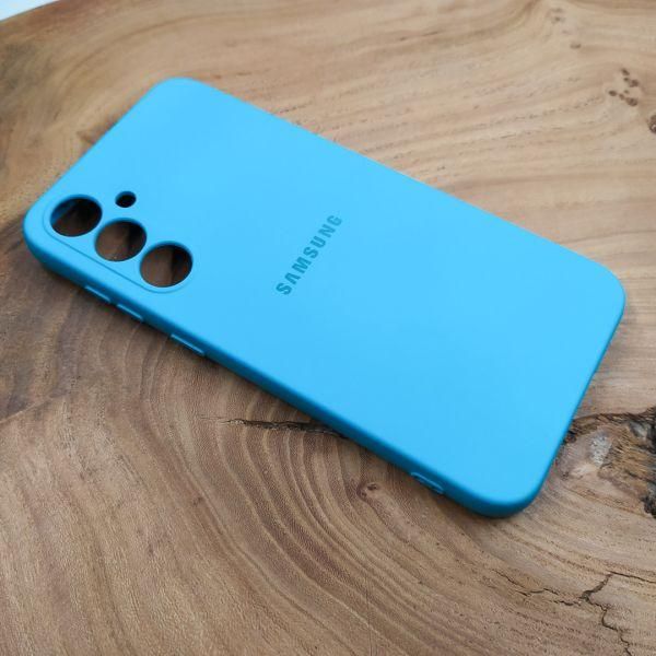 Чохол Silicone case для Samsung S23 FE 5G Light Blue