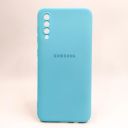 Чохол Silicone case для Samsung A50/A30s Light Blue