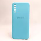 Чохол Silicone case для Samsung A50/A30s Light Blue