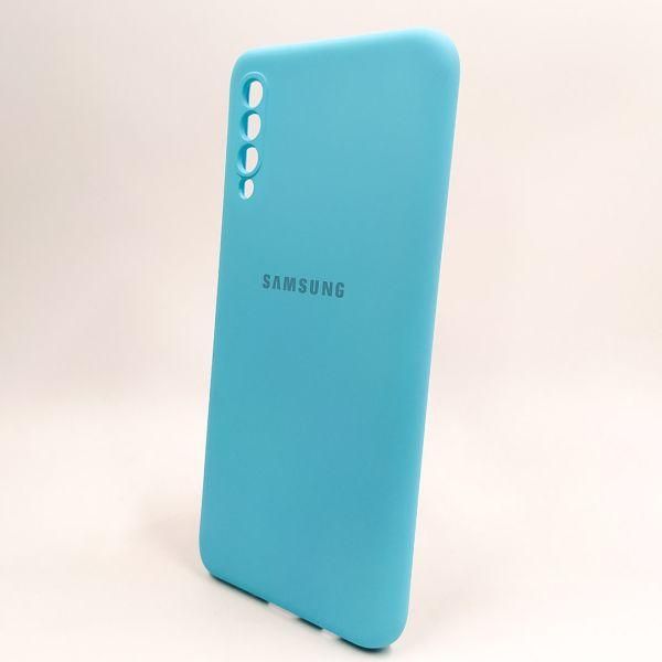 Чохол Silicone case для Samsung A50/A30s Light Blue