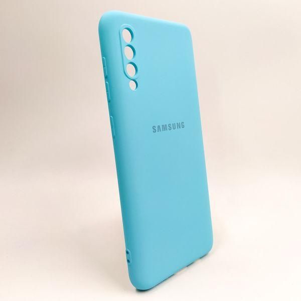 Чохол Silicone case для Samsung A50/A30s Light Blue