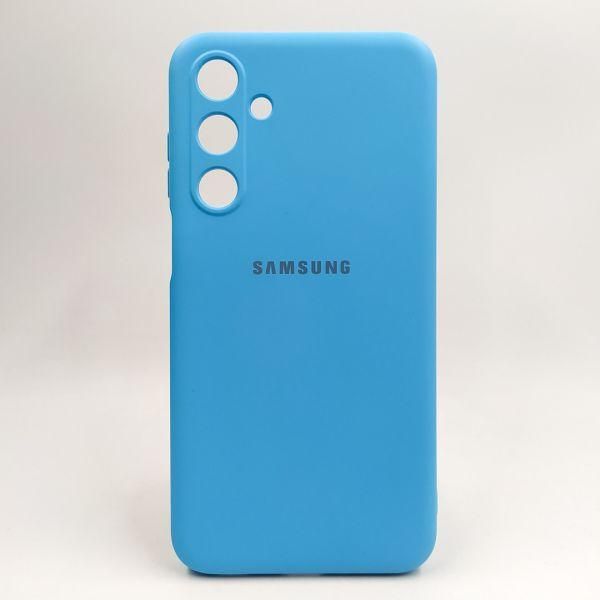 Чохол Silicone case для Samsung M35 5G Just Blue
