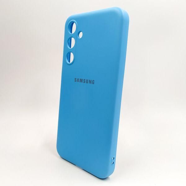 Чохол Silicone case для Samsung M35 5G Just Blue