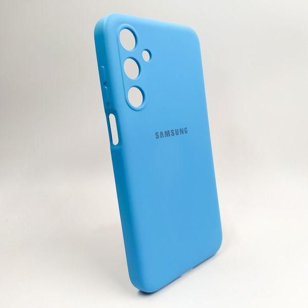 Чохол Silicone case для Samsung M35 5G Just Blue