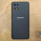 Чохол Silicone case для Samsung Note 10 Lite 4G Black