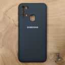 Чохол Silicone case для Samsung M31 4G Black(зас.тов.)