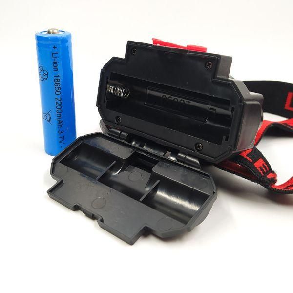 Ліхтарик налобний KX-1805 2w 180 Lumen double крист панель + лінза на акумуляторі 18650