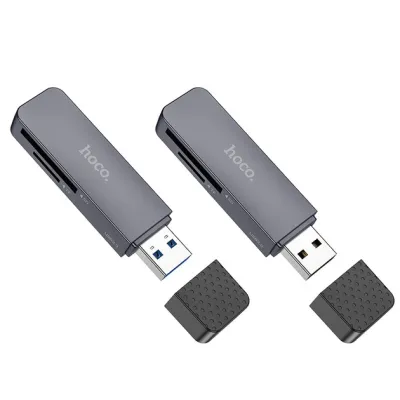 Картридер MicroSD/SD HOCO HB45 Black
