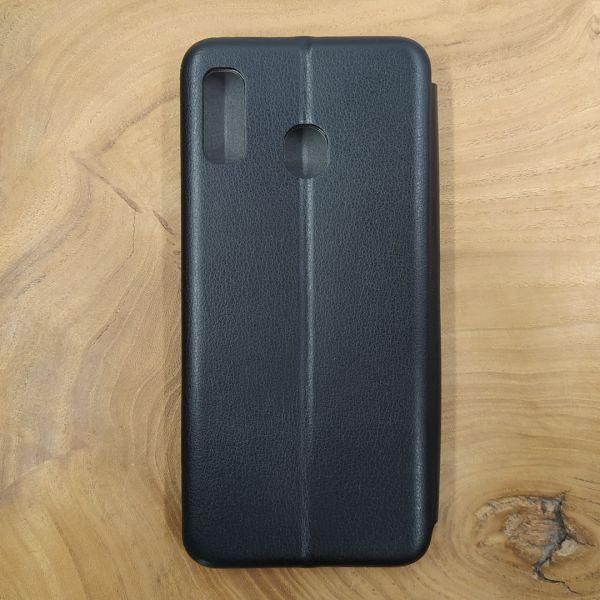 Чохол-книжка для Samsung A30/A20 BLACK(зас.тов.)