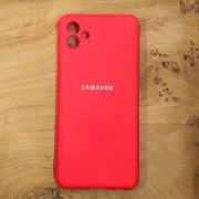 Чохол Silicone case Samsung A04 4G Red