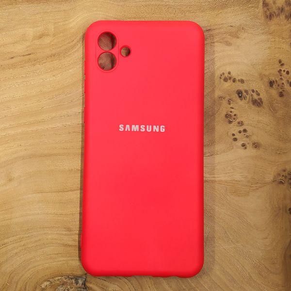 Чохол Silicone case Samsung A04 4G Red