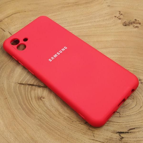 Чохол Silicone case Samsung A04 4G Red