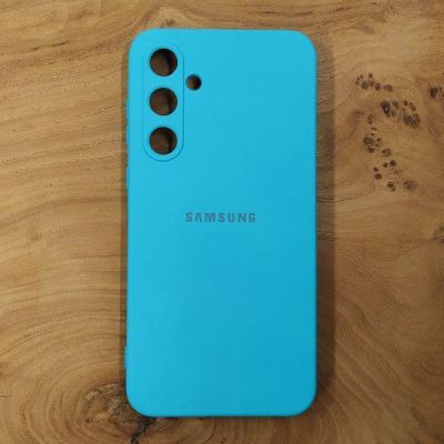 Чохол Silicone case Samsung A35 5G Just Blue