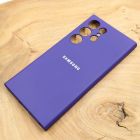 Чохол Silicone case Samsung S24 Ultra Purple