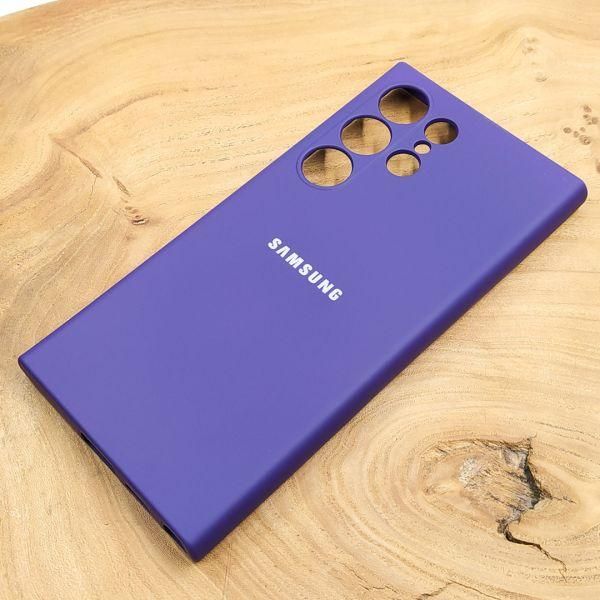 Чохол Silicone case Samsung S24 Ultra Purple