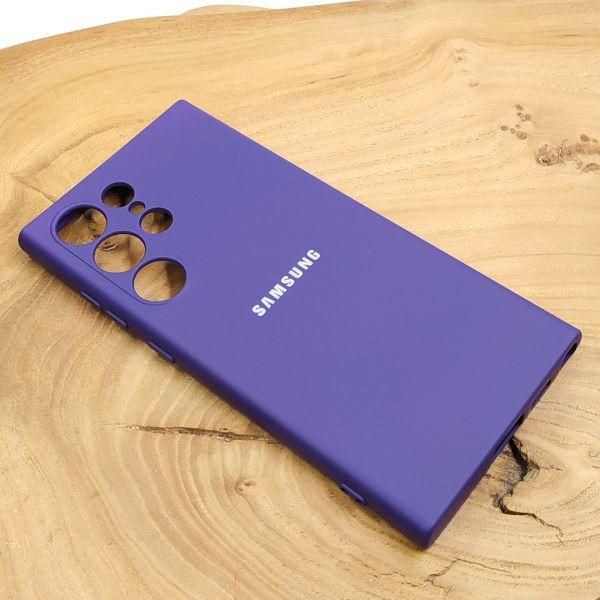 Чохол Silicone case Samsung S24 Ultra Purple