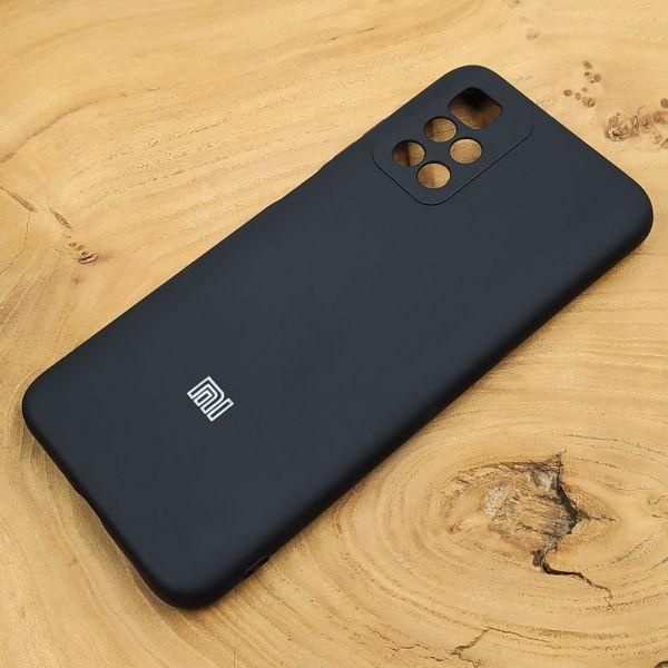 Чохол Silicone case для Xiaomi Redmi 10 4G Black