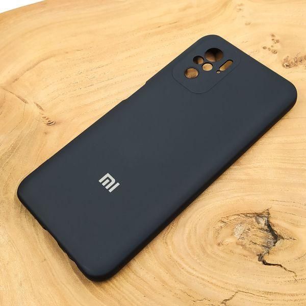 Чохол Silicone case для Xiaomi Redmi Note 10 Black