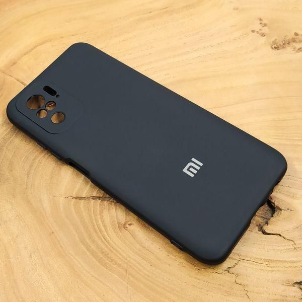 Чохол Silicone case для Xiaomi Redmi Note 10 Black