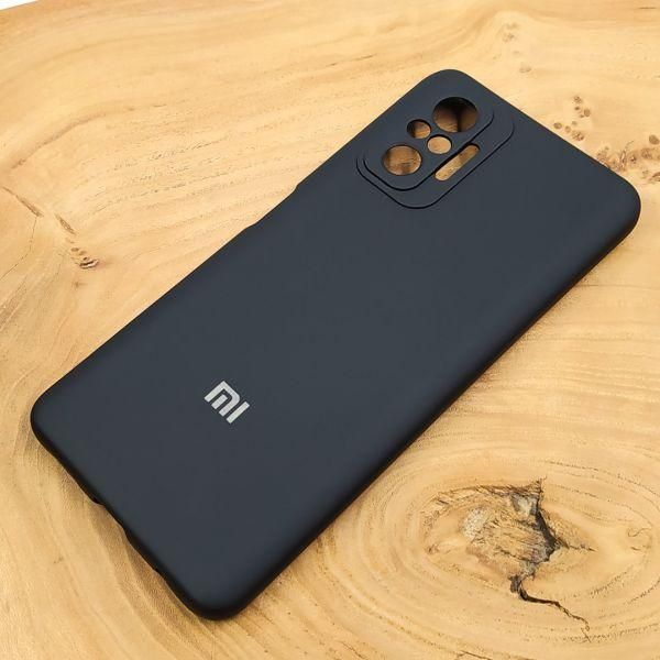 Чохол Silicone case для Xiaomi Redmi Note 10 Pro Black