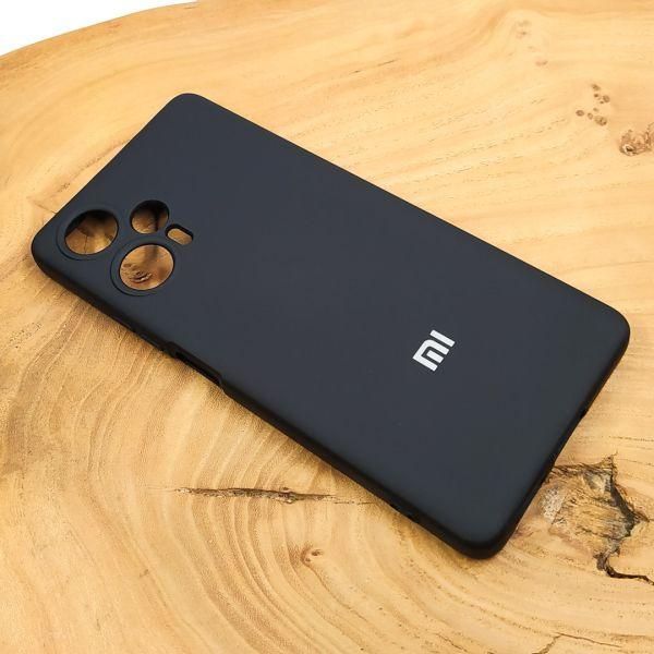 Чохол Silicone case для Xiaomi Redmi Note 12T Pro 4G Black