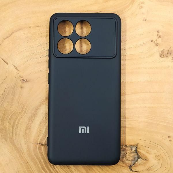 Чохол Silicone case для POCO X6 Pro 5G Black