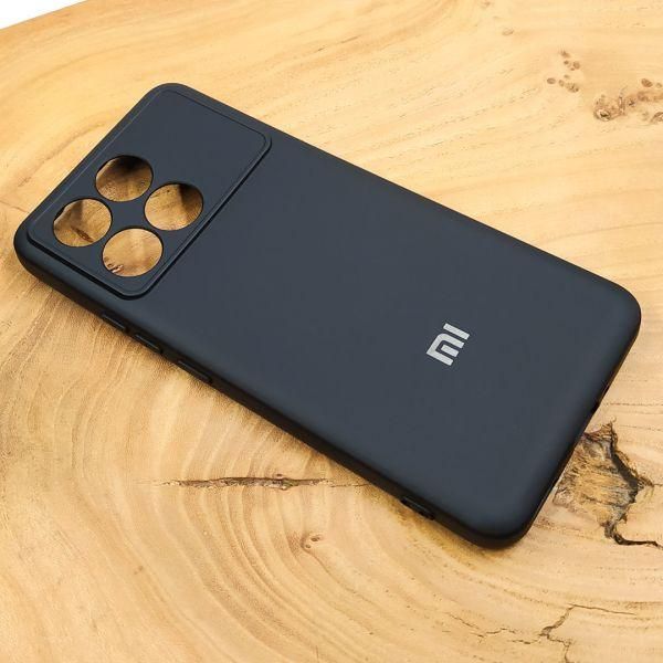 Чохол Silicone case для POCO X6 Pro 5G Black