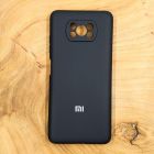 Чохол Silicone case для POCO X3/X3 Pro Black