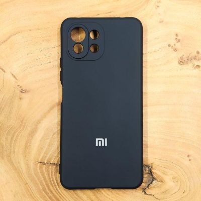 Чохол Silicone case для Xiaomi Mi 11 Lite Black