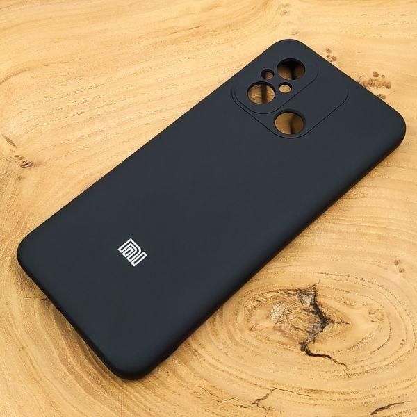 Чохол Silicone case для Xiaomi Redmi 12C Black