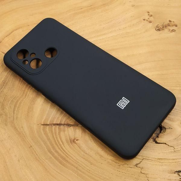 Чохол Silicone case для Xiaomi Redmi 12C Black
