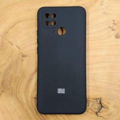 Чохол Silicone case для Xiaomi Redmi 10C Black