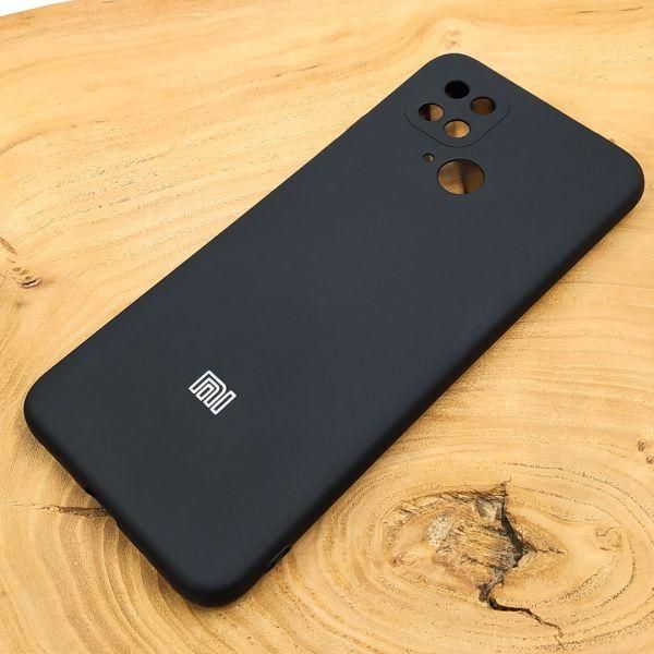 Чохол Silicone case для Xiaomi Redmi 10C Black