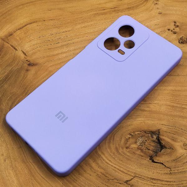 Чохол Silicone case для Xiaomi Redmi Note 12 Pro 5G Lilac