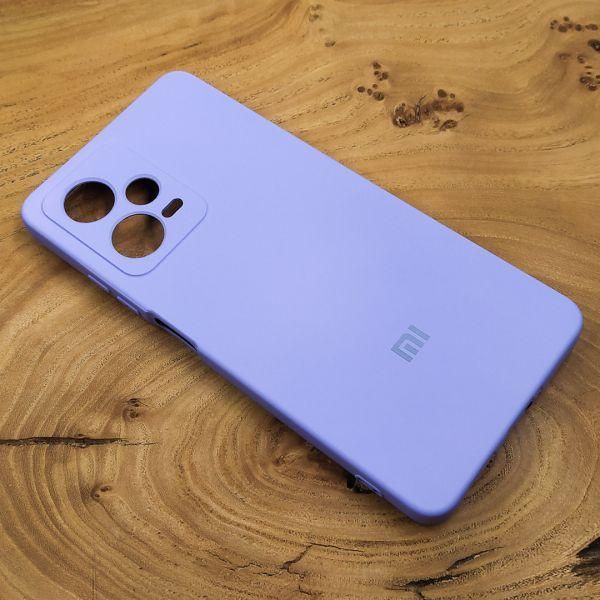 Чохол Silicone case для Xiaomi Redmi Note 12 Pro 5G Lilac