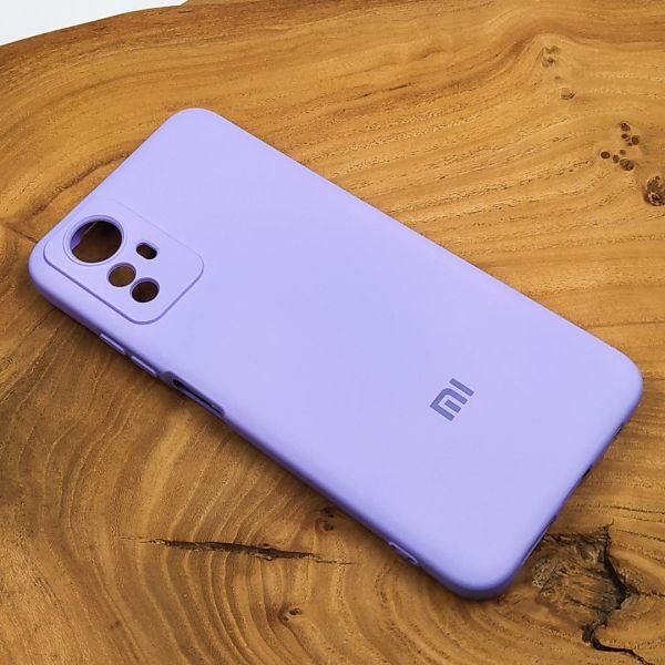 Чохол Silicone case для Xiaomi Redmi Note 12S 4G Lilac