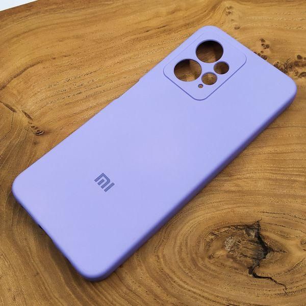 Чохол Silicone case для Xiaomi Redmi Note 12 4G Lilac
