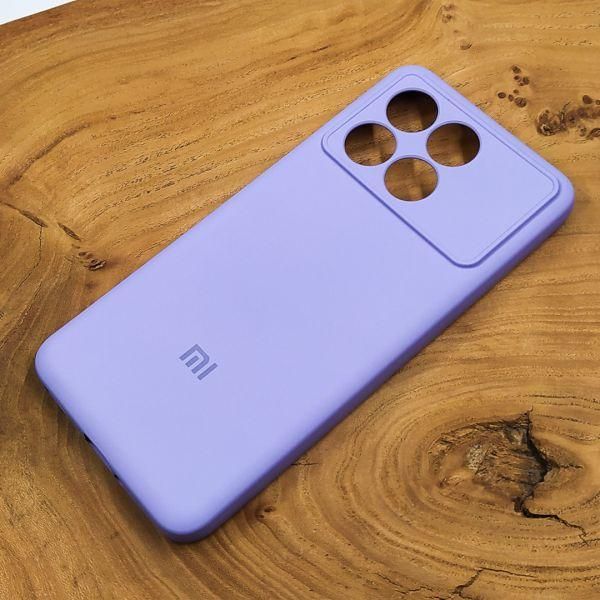 Чохол Silicone case для POCO F6 Pro 5G Lilac