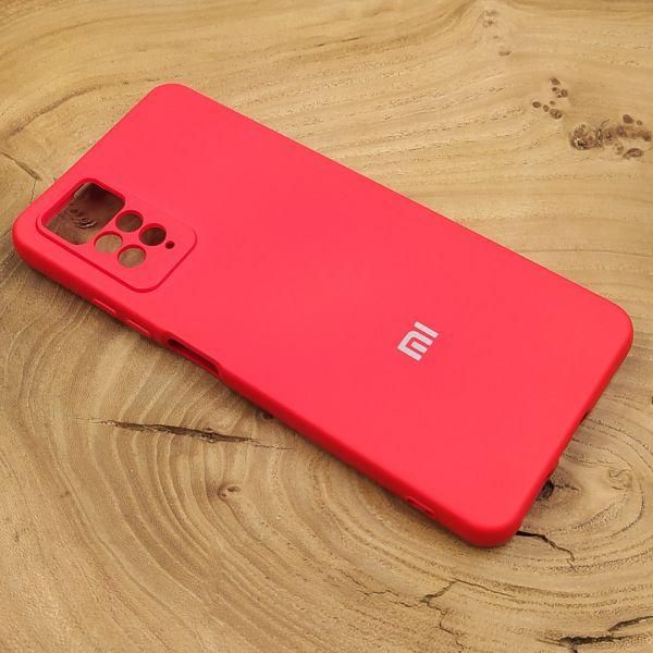 Чохол Silicone Case для Xiaomi Redmi Note 11 Pro 4G Red