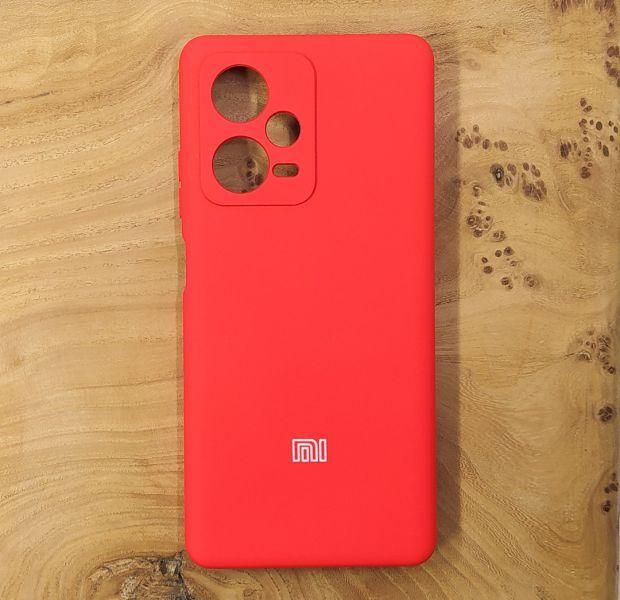 Чохол Silicone Case для Xiaomi Redmi Note 12 Pro 5G Red