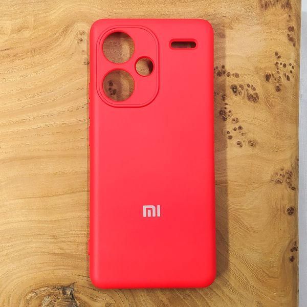Чохол Silicone Case для Xiaomi Redmi Note 13 Pro Plus 5G Red