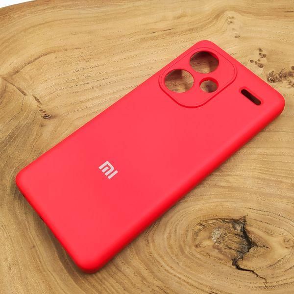 Чохол Silicone Case для Xiaomi Redmi Note 13 Pro Plus 5G Red
