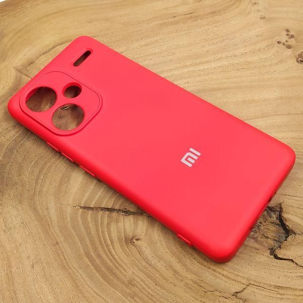 Чохол Silicone Case для Xiaomi Redmi Note 13 Pro Plus 5G Red
