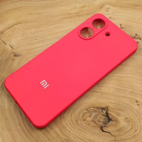 Чохол Silicone Case для Xiaomi Redmi 13C 4G Red
